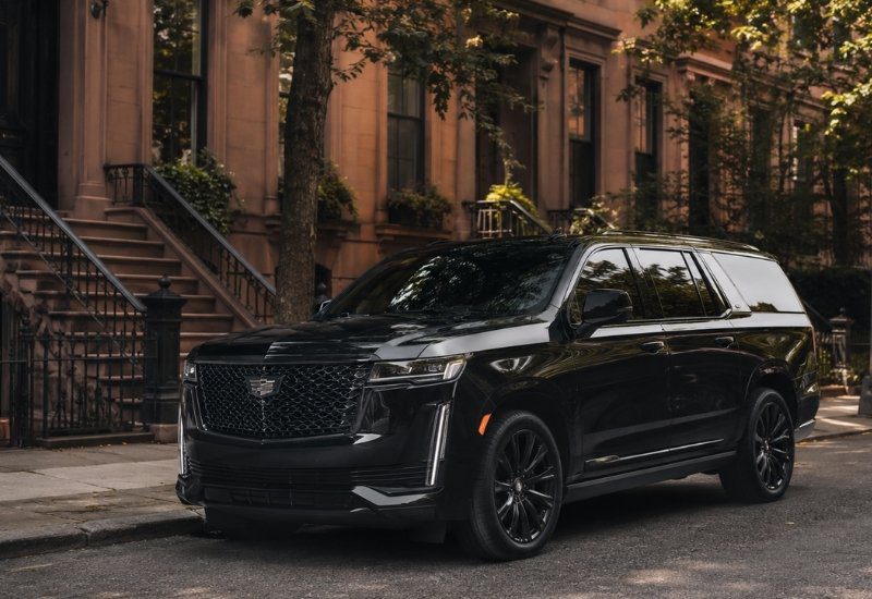 black car service in park slope